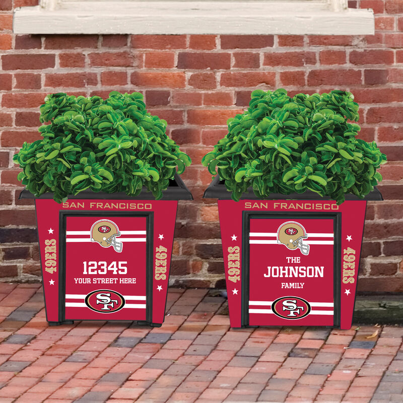 The NFL Personalized Planters 1929 0048 b 49ers