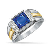 True Blue Mens Created Sapphire Ring 1636 0018 a main