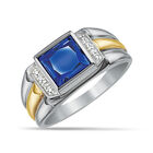 True Blue Mens Created Sapphire Ring 1636 0018 a main