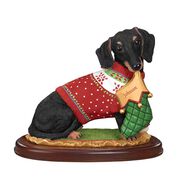 Black  Tan Dachshund Happy Howl idays 5830 004 7 1