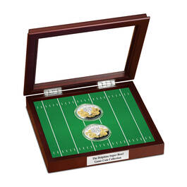 The Miami Dolphins Super Bowl Game Coin Collection 11733 0019 a display