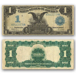 Black Eagle Silver Certificate of 1899 S9C 1