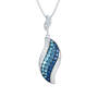 Blue Wave Pendant and Earring Set 6580 0013 b pendant