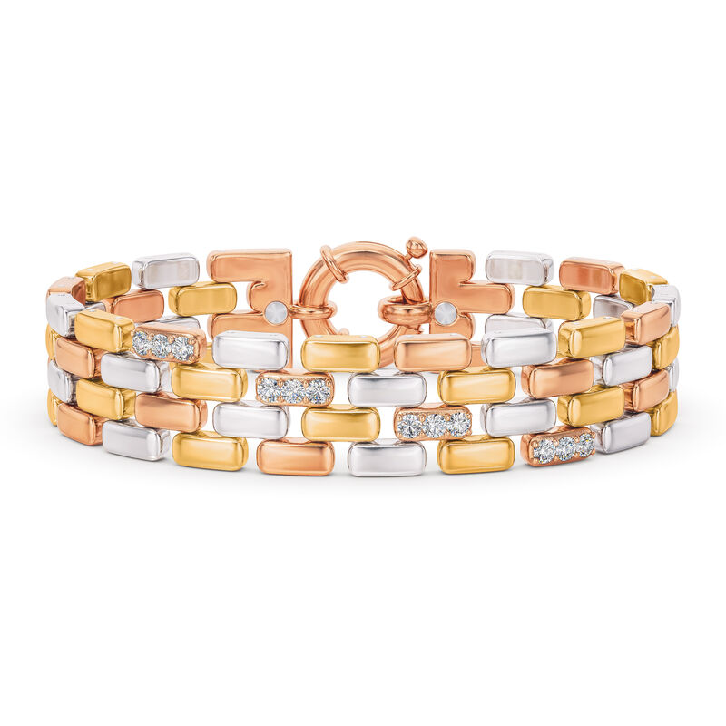 Health Happiness Magnetic Copper Bracelet 11019 0014 a main