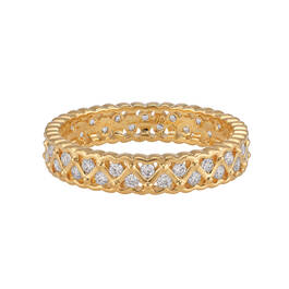 I Love You Madly 1kt Gold Eternity Ring 11688 0014 c flat