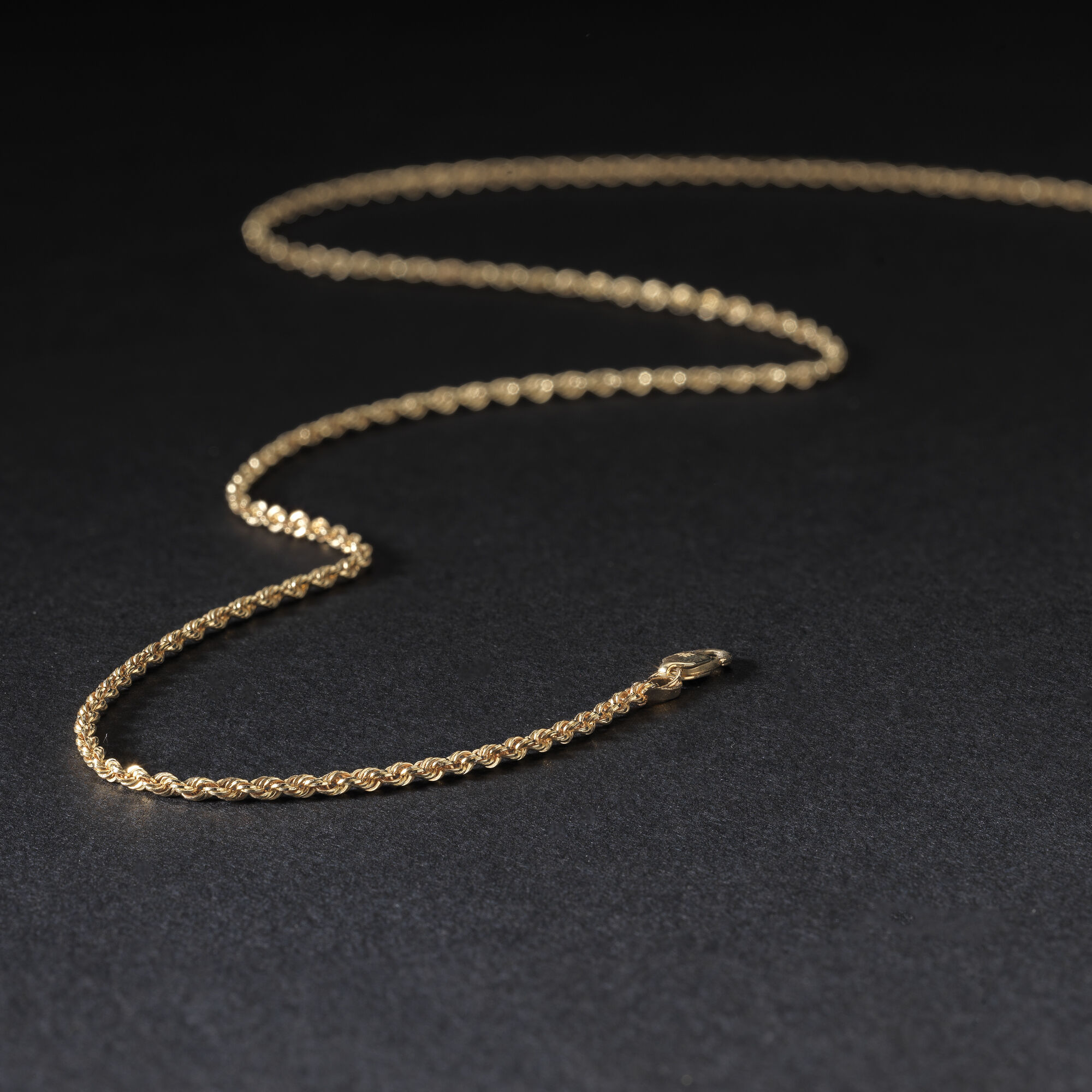 Elegant Simplicity 10kt Gold Necklace 10789 0014 c detail