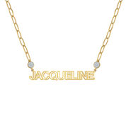 Personalized Dazzling Diamond Name Necklace 11109 0015 a main