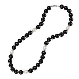 Mystic Splendor Pearl  Onyx Necklace 4989 001 5 1