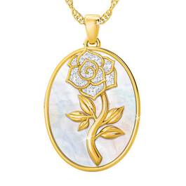 My One  Only Diamond Rose Pendant 1094 001 3 1