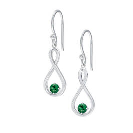 Birthstone and Diamond Earrings 5200 0056 e may