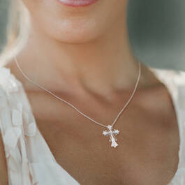 Divine Light Cross Necklace 10956 0011 m model