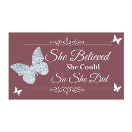 She Believed She Could So She Did Mirror Music Box 6544 001 8 4