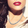 Elegant Simplicity Silver Necklace 11029 0012 m model