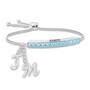 Personalized Birthstone Bolo Bracelet--A-A, Personalized Birthstone Bolo Bracelet 1864 002 9 3