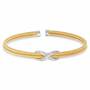 Golden Glamour Bracelet  Earring Set 6370 001 7 2
