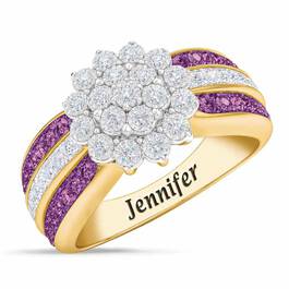 Personalized Birthstone Radiance Ring 5687 003 3 2