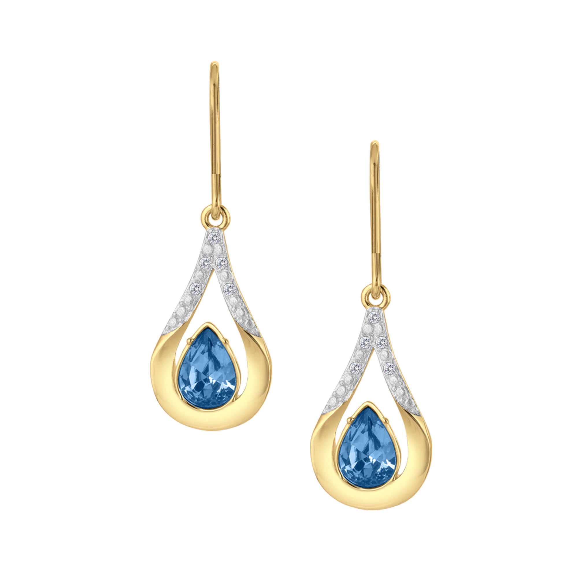 The Birthstone Diamond Drop Earrings 11073 0017 l december
