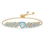 Personalized Everlasting Love Birthstone Bracelet 10674 0012 c march