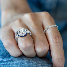 Birthstone Trio Ring Set 12233 0012 ze model
