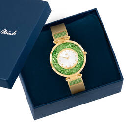 Womens Floating Birthstone Watch 10388 0019 m display box