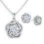 Perfectly Paired Love Knot Pendant with FREE Matching Earrings 10917 0019 a main