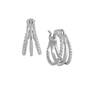 Four Times the Shine Silver Hoops Earring Set 12118 0038 a main
