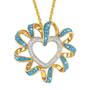 Birthstone Beauty Diamond Heart Pendant 2627 001 7 12