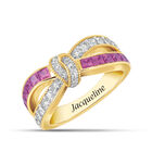 Personalized Birthstone Twist Ring 10468 0012 j october
