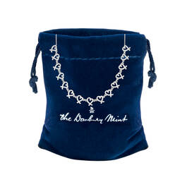 Love Kisses Italian Silver Necklace 11809 0018 g giftpouch