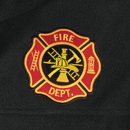 Personalized Symbol of Courage Firefighter Fleece 11710 0016 d logo