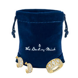 Golden Glow Ring with Matching Earrings 12386 0017 g giftpouch