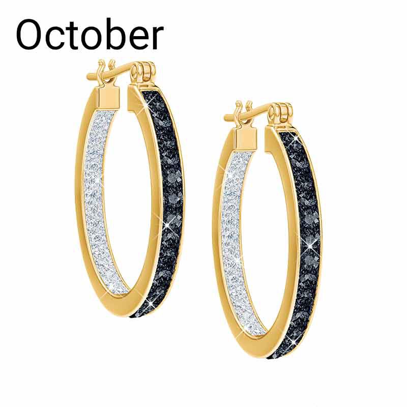 Holiday Hoops Crystal Earring Collection 6442 002 9 8