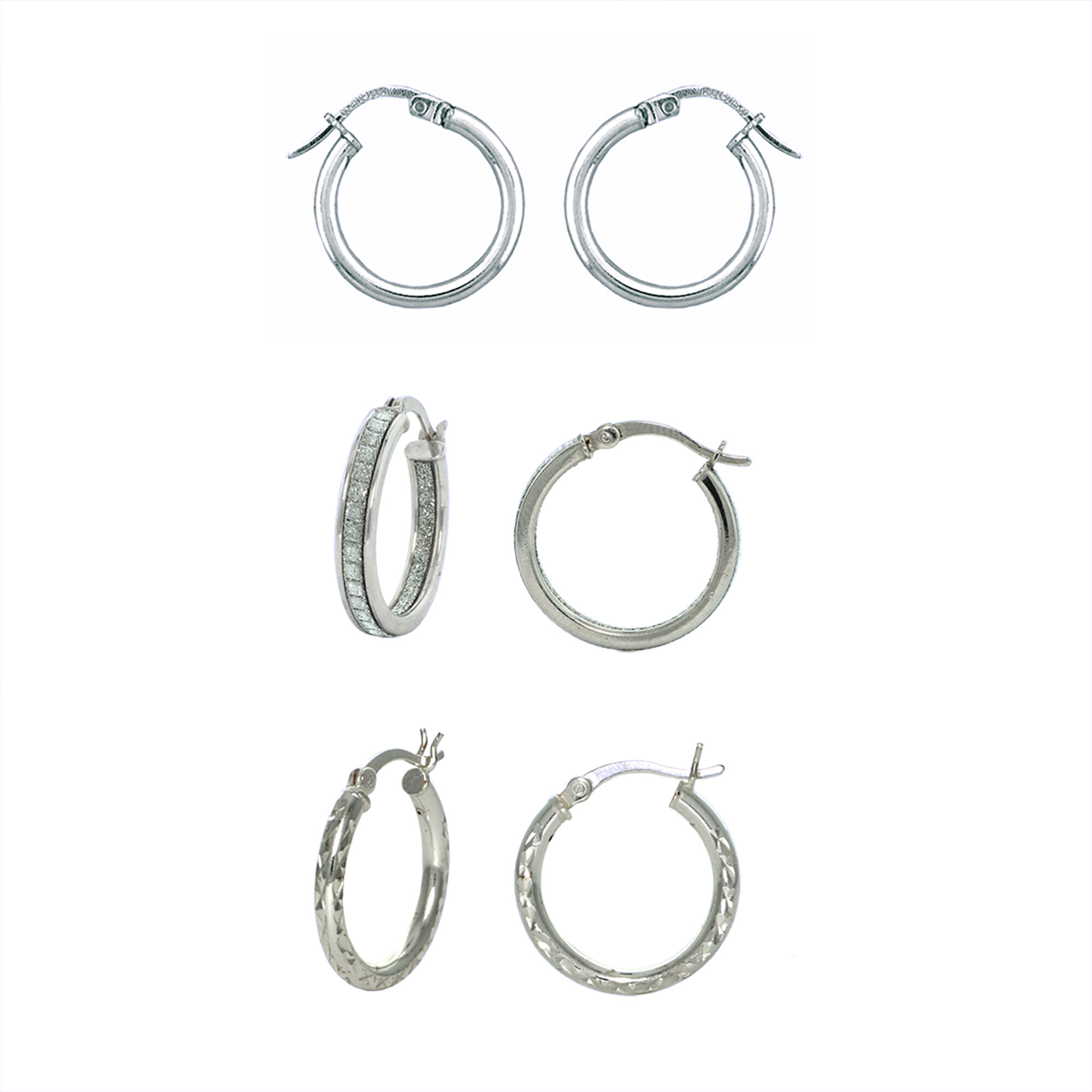 Three Hoop Earring Set 11142 0113 a main
