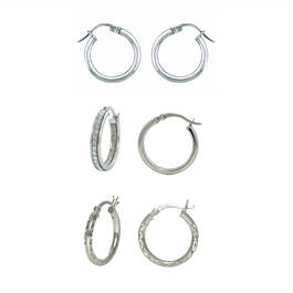 Three Hoop Earring Set 11142 0113 a main