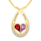 Forever Yours Double Birthstone Diamond Pendant 10814 0013 a main