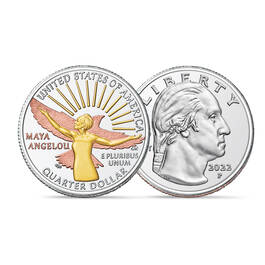 Maya Angelou Quarter Crystal Heart 10866 0010 b coin