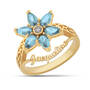 Personalized Birthstone Bloom Ring 10871 0013 l december