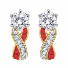 Birthstone Swirl Earrings 2647 001 3 7