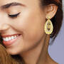 A Year of Cheer Statement Earrings Collection, Monthly Crystal Earrings 6881 0019 m model