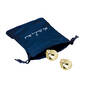 The Essential Golden Stud Earrings, The Essential Six Earring Set with FREE Personalized Jewelry Travel Case 12093 0052 b gift pouch