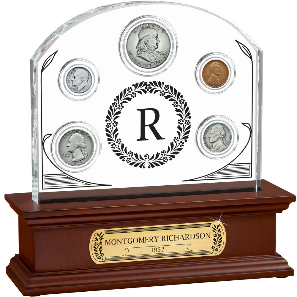 Birth Year Coin & Crystal Set