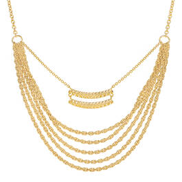Sunburst Diamond cut Statement Necklace 6899 0019 a main