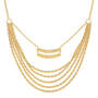 Sunburst Diamond cut Statement Necklace 6899 0019 a main