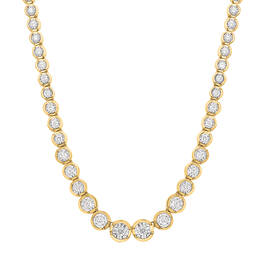 LuxDiamond Tennis Necklace 11860 0014 a main