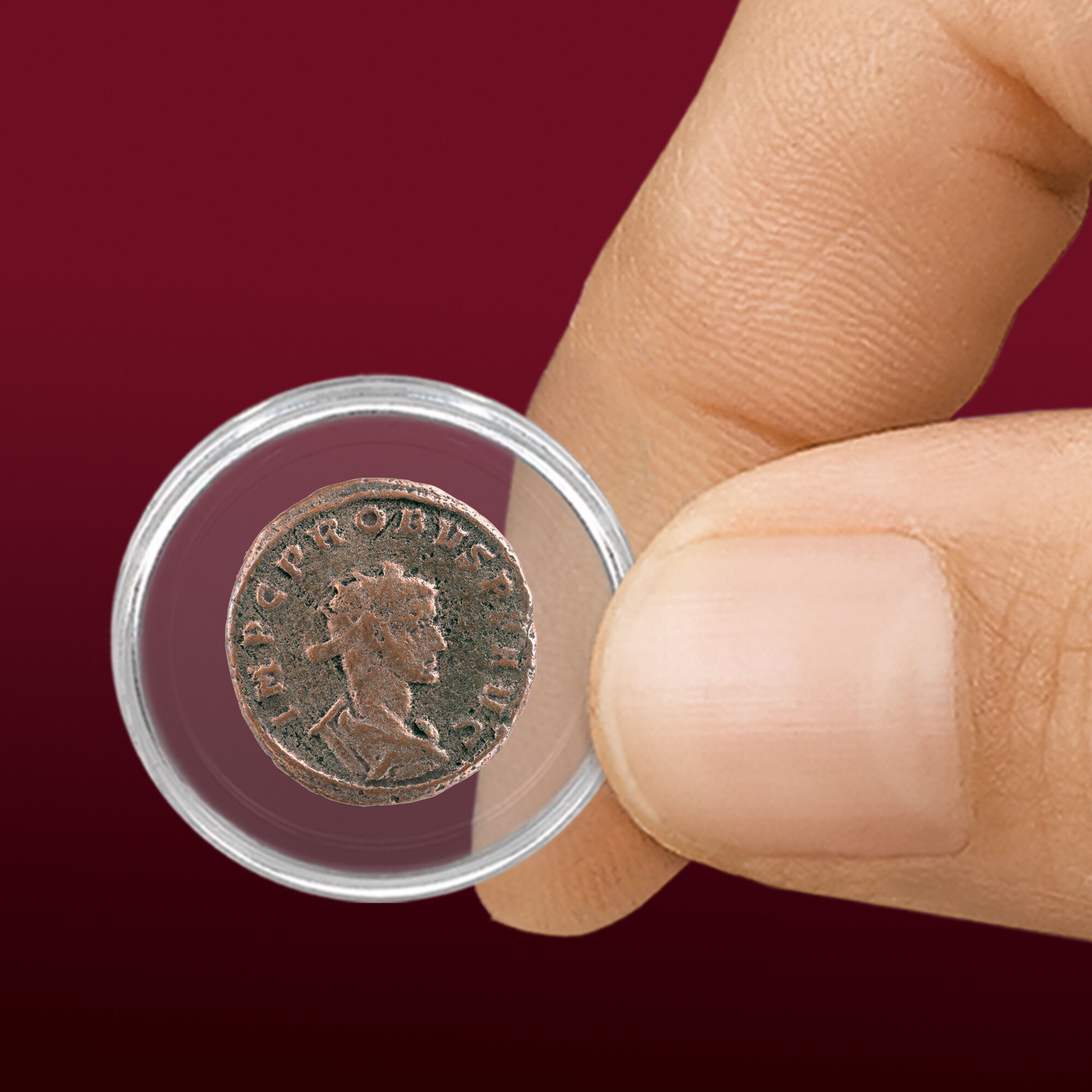 Bronze Coins of the Ancient Roman Empire 1795 0064 c handshot