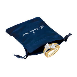 TwoHearts Forever Together Ring 11384 0011 g gift pouch