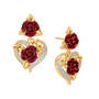 A Dozen Roses Heart Necklace Earring Set 10244 0013 c earring