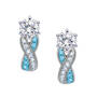 Birthstone Swirl Earrings, Birthstone Swirl Earrings 10115 0027 l december