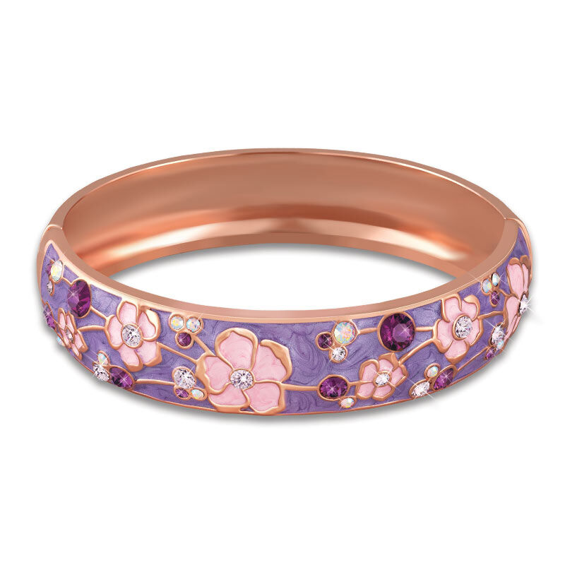 Cherry Blossoms Copper  Magnet Bangle 1440 001 4 1