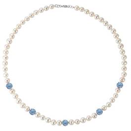 Bedazzled with Birthstones Pearl Necklace 5106 001 0 13